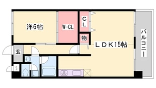 林崎松江海岸駅 徒歩8分 3階の物件間取画像